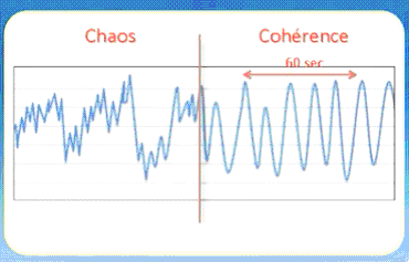 Exemple de courbe de cohérence cardique